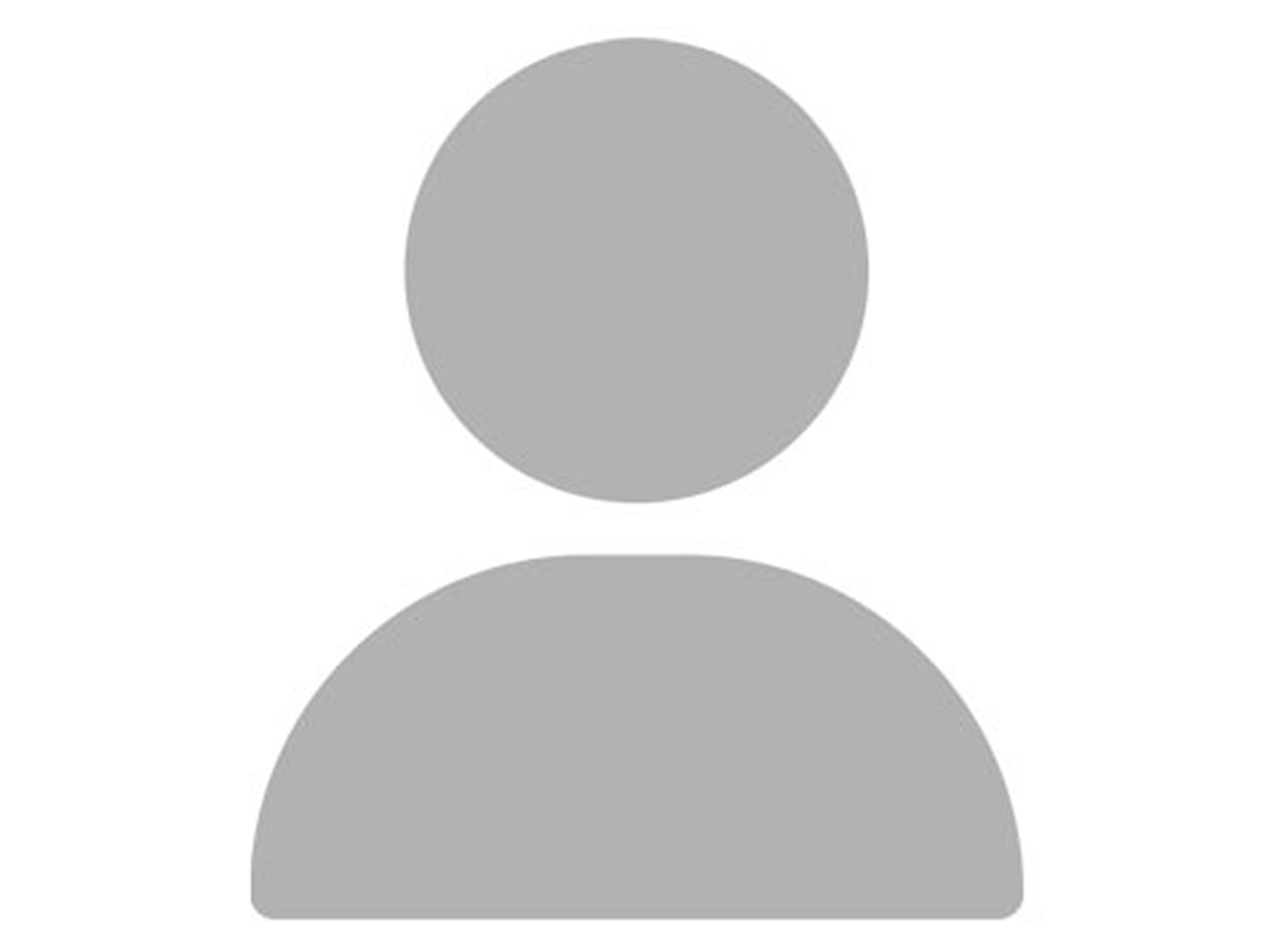 Default user profile silhouette icon.
